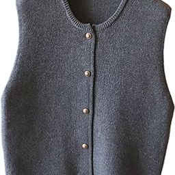 |Knitted Clothes Modern Sport Vintage Style Lightweight Sleeveless Gilet Grey|Clothing Shoes & Accessories | Womens Clothing | Coats & Jackets|1XKnitted-image-81