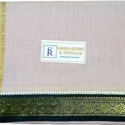 Men's 100% Pure Cotton Dhoti in Size 4 Mtrs (Pure Cotton Brown Dhoti)-23