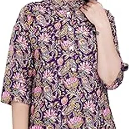febq Floral Printed Stylish Shirt/Top for Women-picture-19