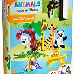 Imagimake Mapology Animals Around The World | Make 13 Miniature Models | 3D Puzzle for Kids | Birthday Gift for Girls & Boys | Educational Toys for 5,6,7,8,9 Years-image-44