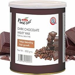 Beeone Dark Chocolate Milky Wax - 800 g | Smooth & Nourishing Wax for All Skin Types | Tan Removal, Hydrating, & Skin Softening | Professional Salon-Quality Wax for Body & Face-image-62