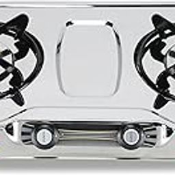 LIFE OK Nano 2 Brass Burners Stainless Steel Gas Stove for Ultimate Cooking Dominance Manual Ignition (2 - Burners, LOK-207, Size L-30.48,B-60.96,B-10.16)-5