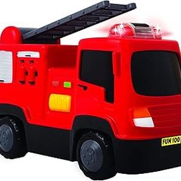 Funskool Giggles Giggles, Fire Engine, Multicolour Vehicle With Lights And Sounds, Develops Motor Skills , 12 Months & Above, Infant And Preschool Toys-35