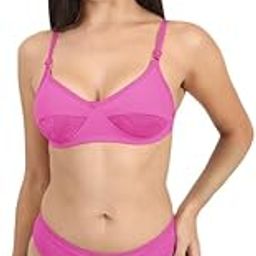 Women's Stylish Cotton Net Lingerie Set | Soft Fabric | Adjustable Strap & Streatchable-image-54