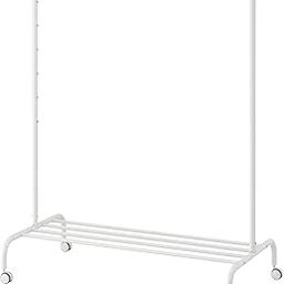 Ikea Rigga Alloy Steel Clothes Rack (White), 68.9 X 208 X 43.7 CM-image-5