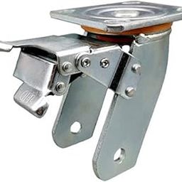6 Inch Heavy Duty Rotatable Caster Bracket Strong Load Bearing Wheel Support with Brake for Equipment-image-55