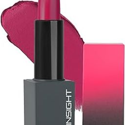 Insight Cosmetics Velvet Matte Lipstick | Velvety Elegance | Long Lasting Formula | Nourish & Pamper Lips | Infused With Cocoa Butter, Argan Oil, and Vitamin E | Intense Pigmentation | One Stroke Application | Intense Color Impact | Weightless Comfort | Non-drying formula - 3.8g-image-104