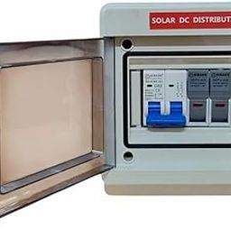 Daystar Solutions Waterproof DC Distribution Box � 63A DC Solar Box for Off-Grid Systems | 500V DC MCB + 2 Fuse Holders with 30A Fuse Links | Solar PV Array Protection-image-19