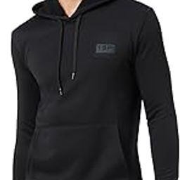 Men's Solid Full Sleeve Hooded Fleece Sweatshirt with Technowarm+, SPF50+, Anti Static for Regular Use-image-17