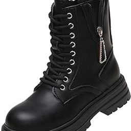 Women Ankle Booties Autumn Winter Short Boots Chunky Block Heel Ankle Bootie 39 black-image-66