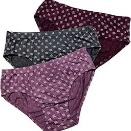 Stylish Womens Cotton Blend Regular Fit Hipster Panty (90,Green::Pink::Purple, Pack of 3)-picture-22
