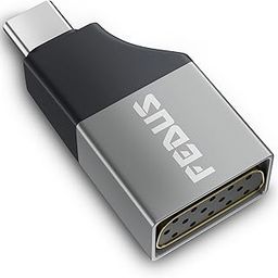 FEDUS USB C to VGA Adapter 1080P@60Hz Type C Male to VGA Female Adapter Converter Cable Thunderbolt to VGA Adapter Compatible with IPhone15, MacBook Pro/Air, iPad, Dell XPS, Surface Book, Pixelbook-11
