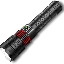 Impex Rechargeable Laser LED Flashlight with Triple Light Mode | Unique Zoom Function | Torch Light | 1500 mAh Battery | 1 Year Warranty | Hunter Z1-image-16