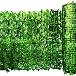 BeautifulWalls Artificial Grass Fence Trellis with Leaves for Garden, Balcony (1 Piece) I Expandable Plant Fence Privacy I UV Protected I Garden Decoration Item (Green, expands to 3 Meter x 1 Meter)-1