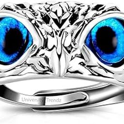 Retro Style Owl Bird Open Adjustable Ring for Men & Women (Pack of 1)-image-8