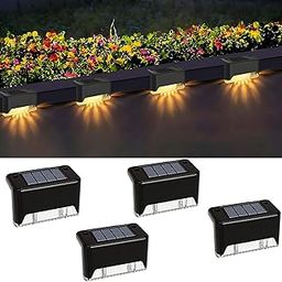 BELIONERA Solar Light Outdoor Home Garden Stair Light, Waterproof Solar Lamp for Step, Raillling, Balcony, Deck, Patio, Yards, Ladder, Farm, Terrece, Fences Solar Powered LED Light (16, Universal)-image-12