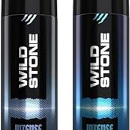 Wild Stone Intense Black And Ocean No Gas Deodorants For Men, Long Lasting Mens Body Sray, Pack Of 2 (120Ml Each), Spray-image-88