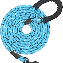 SUUKSESS Heavy Duty Nylon Dog Leash | Anti Slip Padded Handle Long Dog Leash | Highly Reflective Leash for Dogs | Dog Rope for Medium & Large Dogs | Dog Training Leash | (Blue, 6.5 Feet Long)-image-52