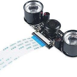 REES52 Raspberry Pi 4 Camera Night Vision Camera Adjustable-Focus Module 5Mp Hd Webcam Video Wide Angle Fisheye Lens Ov5647 Video 1080P For Raspberry Pi 3B/3B+&Pi 2B B+ 4B Plus,Digital-image-8