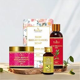 Roopayur Pigmentation Care Combo for Dark Spots & Skin Tone Skin Repair Brightening Cream + Skin Brightening Soap + Glow Boosting Serum + Skin Healing Gel-13
