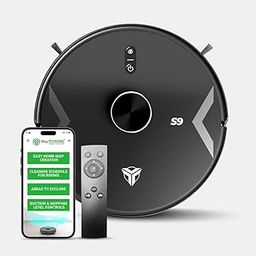 MecTURING S9 Robotic Floor Vacuum Cleaner | Dry & Wet Cleaning | High 5500 Pa Suction – 10 Yr Warranty | 300 Minutes Cleaning | App, Remote & Voice Control | Suitable for Upto 3500 sq ft Area-image-111