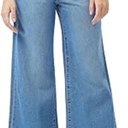 High Rise Wide-Leg Blue Jeans for Women-image-39