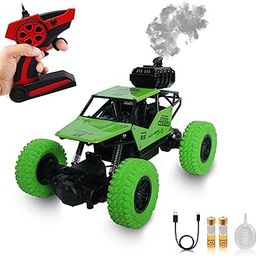 Wonder Remote Control Rock Master/Crawler with Smoke, Monster Car for Kids Monster Truck Rock Climbing Car Toy for Kids (Green)-18
