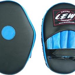 LEW Classic PU Leather Straight Focus Pads , Blue/Black-image-13
