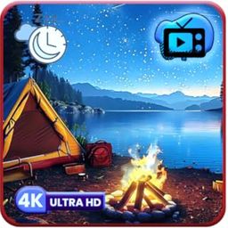 Cozy Campfire Visuals, Relaxing Flames Screensaver & Crackling Fire Sounds + Sleep Timer-picture-19