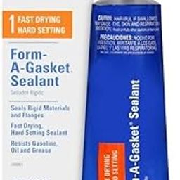 ZER0LEAK Permatex Form-A-Gasket No. 1 Sealant 80003 – 11oz Tube, Fast-Drying Hard Set Sealant for Rigid Flange Assemblies, Oil-Resistant Paste for Permanent Seals-image-11