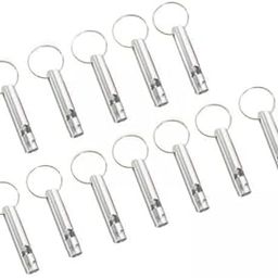 SAZ DEKOR 3x12 Pieces Survival Whistles Loud Outdoor Whistles for Hiking Outdoor Camping Silver-image-57