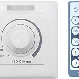 LOOM TREE® Memory Delay Knob Type Stepless Light 86 500W LED Controllable Dimmer-10