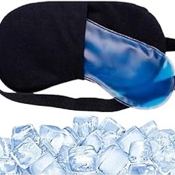 Hozify Eye Mask Cooling Gel for Dark Circles, Pain Relief, Redness – Reusable Ice Gel Eye Pads for Men & Women | Sleep Eye Mask for Night, Pain Relief, Stress Relief – (Pack of 1)-17