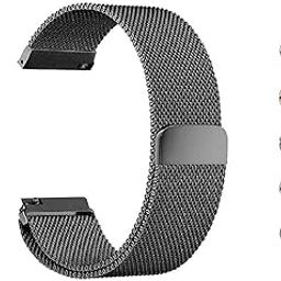 PEFKO PSS72 20MM Milanese Magnet Watch Strap Compatible with Amazfit GTS 2 Mini , Amazfit Bip/ Bip U/ Pro/ Lite, Bip S , Amazfit GTS/ 2/ 2e/ GTR , Samsung Galaxy Watch 4/ Watch 5【 👉 Only Strap for Apple iWatch ⌚ Watch NOT Included 】 (20MM, BLACK)-image-13