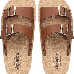 Men's Classic Cushion Sliders/Slippers with Adjustable Buckle Strap for Adult Comfortable & LightWeight |Stylish & Anti-Skid| Waterproof & Everyday Slipper-19