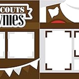 "Girl Scout Brownies" Scrapbook Page Kit-image-29