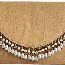 Women's Envelope Foldover Golden Clutch | Ladies Purse Wallet, 25"x15"-picture-40
