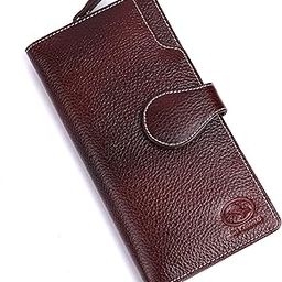 Brown Leather Women's RFID Blocking Wallet-picture-12
