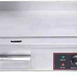 CARTNOVA‚Powerful 3000W Electric Griddle: Double Control Teppanyaki Grill for Restaurants & Home Use-13