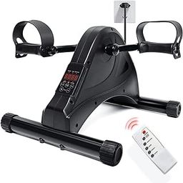 Indobest Pedal Exerciser Cycle Bike for Home Gym | Training, Electric Under Desk Bike Peddler Exerciser for Seniors | Indoor Fitness Resistance Home Use | Portable Therapy Bicycle with LCD Screen-20