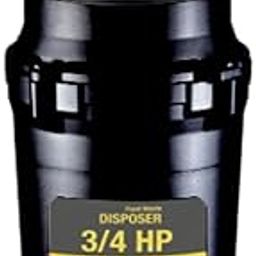 Carysil Food Waste Disposer for Home Sink, 3/4 HP Standard, Powerful 2500 RPM DC Motor with Low Noise, Corrosion-Proof & Stainless Steel Grinding Components, Fits under the Kitchen Sink, Black-image-31