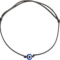 Evil Eye Anklet Bracelet for Women Men Teen Girls Boys Handmade Simple String Waterproof Ankle Bracelets for Women Minimalist Jewelry Adjustable-image-37