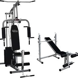 Lifeline Fitness Home Gym Combo Set, Home Gym Machine HG-002 with LB-305 Gym Bench with Leg Curl/Extension, Home Gym Machine All in One for Home Workout, Free Home Installation Service Included-10