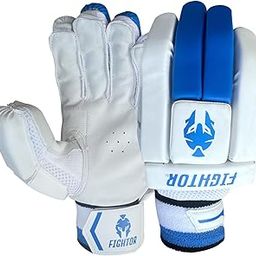 fightor Cricket Batting Gloves - Right Hand, Premium Sheep Leather Palm, Breathable and Padded for Protection, Adjustable Wrist Strap, Ergonomic Design, Professional Quality (SIZE-BOY)-picture-14