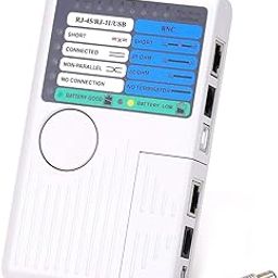 4-in-1 Network Cable Tester Remote RJ11 RJ45 USB BNC Phone Cable Tester Meter-6