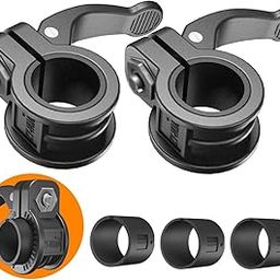 ZY-HUAN mini Barbell Clips 1 inch I Multi-Size Adjustable Barbell Collar I 1 inch Barbell ClampsIQuick Release Weight Clips Pair of Locking for Dumbbell Bar-26