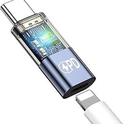 Lightning Female to USB C Male Adapter for iPhone 15 16 iPad Air Samsung Laptops, Type C Charger Connector Support 35W Fast Charge & Data Transfer, Not for Headphones/OTG(1)-13