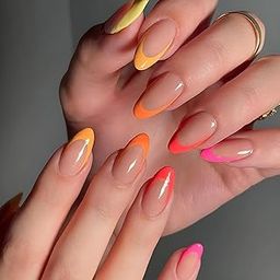 SOUL STRUCK Press On Nails | Fruit Punch |Reusable Nail Extension | Artificial False Nails Set | 24 Pcs Nails | Easy To Use | For Women-image-39
