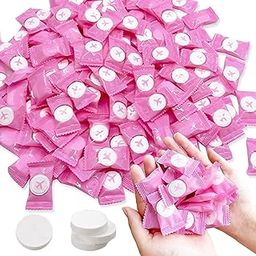 BSBDA Compressed Towels Disposable Portable Face Towel Mini Tablets Cotton Coin Tissue for Travel, Hiking, Camping, Sport, Beauty Salon, Home Hand Wipes and Other Outdoor Activities (100 Pcs)-picture-31