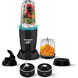 Crompton Ameo Blend | Nutri blender | Smoothie Maker | Mixer Grinder | 400 watts powerful motor | 2 Food grade jars | Sipper Cap | Storage lid | 2 years warranty | Black & Sea Green Color-picture-25
